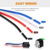 imageGOOACC 6 Pack Automotive Relay Harness Set 5Pin 3040A 12V SPDT with Interlocking Relay Socket and Harnesses2 Years WarrantyFuse Relay 6 Pack