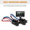 imageGOOACC 6 Pack Automotive Relay Harness Set 5Pin 3040A 12V SPDT with Interlocking Relay Socket and Harnesses2 Years WarrantyFuse Relay 6 Pack
