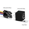 imageGOOACC 6 Pack Automotive Relay Harness Set 5Pin 3040A 12V SPDT with Interlocking Relay Socket and Harnesses2 Years WarrantyRelay and Harnesses 6 Pack