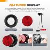 imageGOOACC LED Fender Pedestal Light 2PCS 14 Diodes Red Amber Pre Wired Trailer Truck Front Rear Clearance Lights for Heavy Duty Mack Kenworth FreightlinerRed 5PCS