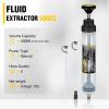 imageGOOACC Oil Extractor Pump Automotive Fluid Extractor with Hose Oil Change Syringe Vacuum Pump Extractor 200CC Manual Brake Fluid Extractor for Car Engine Oil Transfer Suction Extraction Fill 021QT500CC