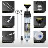 imageGOOACC Oil Extractor Pump Automotive Fluid Extractor with Hose Oil Change Syringe Vacuum Pump Extractor 200CC Manual Brake Fluid Extractor for Car Engine Oil Transfer Suction Extraction Fill 021QT200CC