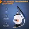 imageGOOACC Transmission Fluid Pump Kit 10L Automotive Pneumatic Oil Fluid Extractor ATF Refill Dispenser Transfer Pump with 15 ATF Filler Adapters 26 Gal 2 Way Vacuum Fluid Evacuator Oil Change Tool Set75L Manua