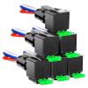 imageGOOACC 6 Pack Automotive Relay Harness Set 5Pin 3040A 12V SPDT with Interlocking Relay Socket and Harnesses2 Years WarrantyFuse Relay 6 Pack