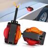 imageGOOACC LED Fender Pedestal Light 2PCS 14 Diodes Red Amber Pre Wired Trailer Truck Front Rear Clearance Lights for Heavy Duty Mack Kenworth FreightlinerRedAmber Fender Marker Light 4PCS