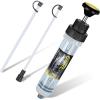 imageGOOACC Oil Extractor Pump Automotive Fluid Extractor with Hose Oil Change Syringe Vacuum Pump Extractor 200CC Manual Brake Fluid Extractor for Car Engine Oil Transfer Suction Extraction Fill 021QT200CC