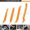 imageGOOACC  GRC04 20SETS 240PCS Bumper Retainer Clips Car Plastic Rivets Fasteners Push Retainer Kit Popular Sizes Auto Push Pin Rivets Set Door Trim Panel Fender Clips for GM Ford Toyota Honda Chrysler