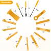 imageGOOACC 1115Pcs Car Push Retainer Clips ampamp Auto Fasteners Assortment 32 Most Popular Sizes Nylon Bumper Fender Rivets with 10 Cable Ties and Fasteners Remover for GM Ford Toyota Honda Chrysler102Pcs Clips Remover Yellow