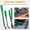 imageGOOACC 1315PCS Retainer Clips Interior Accessories  56 Most Popular Sizes Bumper Trim Body Clips with Fasteners Remover and 10Pcs Reusable Cable Ties for Toyota Nissan Ford BMW Chevy Honda SubaruGreen