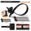 imageGOOACC 1315PCS Retainer Clips Interior Accessories  56 Most Popular Sizes Bumper Trim Body Clips with Fasteners Remover and 10Pcs Reusable Cable Ties for Toyota Nissan Ford BMW Chevy Honda Subaru1220Pcs Clips  95Remover