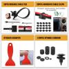 imageGOOACC 1315PCS Retainer Clips Interior Accessories  56 Most Popular Sizes Bumper Trim Body Clips with Fasteners Remover and 10Pcs Reusable Cable Ties for Toyota Nissan Ford BMW Chevy Honda Subaru330pcs Clips Removal Kit Red