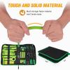imageGOOACC 1315PCS Retainer Clips Interior Accessories  56 Most Popular Sizes Bumper Trim Body Clips with Fasteners Remover and 10Pcs Reusable Cable Ties for Toyota Nissan Ford BMW Chevy Honda SubaruGreen