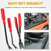 imageGOOACC 1315PCS Retainer Clips Interior Accessories  56 Most Popular Sizes Bumper Trim Body Clips with Fasteners Remover and 10Pcs Reusable Cable Ties for Toyota Nissan Ford BMW Chevy Honda Subaru330pcs Clips Removal Kit Red