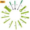 imageGOOACC 1315PCS Retainer Clips Interior Accessories  56 Most Popular Sizes Bumper Trim Body Clips with Fasteners Remover and 10Pcs Reusable Cable Ties for Toyota Nissan Ford BMW Chevy Honda SubaruGreen