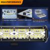 imageGOOACC 26Inch 540W Triple Row Led Light Bar 50000LM Spot Flood Combo Driving Lighting Off Road Lights Working Light with 14AWG Wiring Harness for Truck Golf Cart SUV ATV UTV Boat 2 Years Warranty
