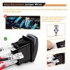 imageGOOACC 3 Gang Rocker Switch Panel Blue Backlit with 48 Amp Dual USB Charger Voltmeter Waterproof 12V 24V DC Rocker Switch with Night Glow Stickers for Car Trucks Boats RVs2 Years WarrantyRed