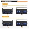 imageGOOACC 4 Gang Rocker Switch Box 12V SPST ON Off Switch QC 30 USB Charger Voltmeter Waterproof Aluminum Rocker Switch Panel Night Glow Stickers for Boats Cars RVs Trucks 2 Years Warranty