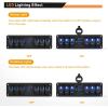 imageGOOACC 6 Gang Rocker Switch 12V SPST ON Off Switch QC 30 USB Charger Voltmeter Waterproof Aluminum Rocker Switch Panel Night Glow Stickers for Boats Cars RVs Trucks 2 Years Warranty