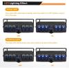 imageGOOACC 6 Gang Rocker Switch Box 12V SPST ON Off Switch QC 30 USB Charger Voltmeter Waterproof Aluminum Rocker Switch Panel Night Glow Stickers for Boats Cars RVs Trucks 2 Years Warranty