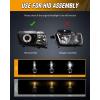imageGOOACC D1S HID Headlight Bulb35W Xenon Headlight Bulbs Brighter than Halogen Bulbs High Low Beam Replacement2pcsD2S
