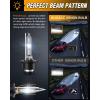 imageGOOACC D1S HID Headlight Bulb35W Xenon Headlight Bulbs Brighter than Halogen Bulbs High Low Beam Replacement2pcsD2S