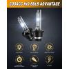 imageGOOACC D1S HID Headlight Bulb35W Xenon Headlight Bulbs Brighter than Halogen Bulbs High Low Beam Replacement2pcsD2S