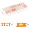 imageGOOACC EZ Pass Mounting Kit  2 Sets of PeelandStick StripsEZ PassIPassSunPass Adhesive Strips with Alcohol Prep Pad
