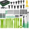 imageGOOACC 1315PCS Retainer Clips Interior Accessories  56 Most Popular Sizes Bumper Trim Body Clips with Fasteners Remover and 10Pcs Reusable Cable Ties for Toyota Nissan Ford BMW Chevy Honda SubaruGreen