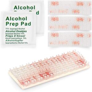 imageGOOACC EZ Pass Mounting Kit  2 Sets of PeelandStick StripsEZ PassIPassSunPass Adhesive Strips with Alcohol Prep Pad