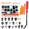 imageGOOACC 175Pcs Phillips Hex Head Sems ampamp PushType Retainers with Fastener Remover Car Plastic Rivets Push Retainer Kit  17 Most Universal Types for MazdaFor Subaru Honda Crosstrek