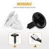 imageGOOACC 175Pcs Phillips Hex Head Sems ampamp PushType Retainers with Fastener Remover Car Plastic Rivets Push Retainer Kit  17 Most Universal Types for MazdaFor Volkswagen