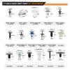 imageGOOACC 175Pcs Phillips Hex Head Sems ampamp PushType Retainers with Fastener Remover Car Plastic Rivets Push Retainer Kit  17 Most Universal Types for MazdaFor Chevrolet Chevy