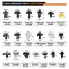 imageGOOACC 175Pcs Phillips Hex Head Sems ampamp PushType Retainers with Fastener Remover Car Plastic Rivets Push Retainer Kit  17 Most Universal Types for MazdaFor Subaru Honda Crosstrek