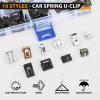 imageGOOACC GRC70 35PCS Engine Under Cover Splash Shield Guard Body Bolts Bumper Fender Liner Push Retainer Fastener Rivet Clips  black100Pcs Metal Trim Panel Spring Clip