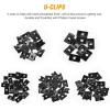 imageGOOACC GRC70 35PCS Engine Under Cover Splash Shield Guard Body Bolts Bumper Fender Liner Push Retainer Fastener Rivet Clips  black170Pcs UClip and Screw