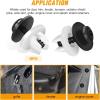 imageGOOACC GRC70 35PCS Engine Under Cover Splash Shield Guard Body Bolts Bumper Fender Liner Push Retainer Fastener Rivet Clips  black20 Sets License Plate Screw