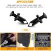 imageGOOACC GRC70 35PCS Engine Under Cover Splash Shield Guard Body Bolts Bumper Fender Liner Push Retainer Fastener Rivet Clips  black35PCS Extruded Unuts