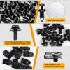imageGOOACC GRC70 35PCS Engine Under Cover Splash Shield Guard Body Bolts Bumper Fender Liner Push Retainer Fastener Rivet Clips  black35PCS Extruded Unuts
