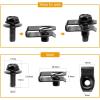 imageGOOACC GRC70 35PCS Engine Under Cover Splash Shield Guard Body Bolts Bumper Fender Liner Push Retainer Fastener Rivet Clips  black35PCS Extruded Unuts