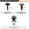 imageGOOACC GRC70 35PCS Engine Under Cover Splash Shield Guard Body Bolts Bumper Fender Liner Push Retainer Fastener Rivet Clips  black45Pcs Screw Clips
