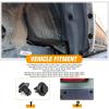 imageGOOACC GRC70 35PCS Engine Under Cover Splash Shield Guard Body Bolts Bumper Fender Liner Push Retainer Fastener Rivet Clips  black60Pcs Fender Liner