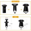 imageGOOACC GRC70 35PCS Engine Under Cover Splash Shield Guard Body Bolts Bumper Fender Liner Push Retainer Fastener Rivet Clips  black70PCS Extruded Unuts