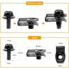 imageGOOACC GRC70 35PCS Engine Under Cover Splash Shield Guard Body Bolts Bumper Fender Liner Push Retainer Fastener Rivet Clips  black70PCS Extruded Unuts