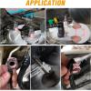 imageGOOACC GRC70 35PCS Engine Under Cover Splash Shield Guard Body Bolts Bumper Fender Liner Push Retainer Fastener Rivet Clips  black70Pcs Fuel Line Retaining Clips