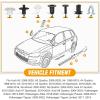 imageGOOACC GRC70 35PCS Engine Under Cover Splash Shield Guard Body Bolts Bumper Fender Liner Push Retainer Fastener Rivet Clips  black70Pcs VW Audi Clips Assortment