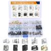 100Pcs Metal Trim Panel Spring Clip