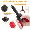 imageGOOACC 115 Pcs Automotive Nylon Universal Pop Rivet Assortment  6 Most Popular Sizes ampamp Applications for GM Ford Chrysler VW80Pcs Rivet Set  2 Remover