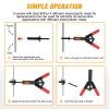 imageGOOACC 115 Pcs Automotive Nylon Universal Pop Rivet Assortment  6 Most Popular Sizes ampamp Applications for GM Ford Chrysler VW80Pcs Rivet Set  2 Remover
