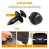 imageGOOACC 151PCS Bumper Retainer Fender Clips with Fastener Remover Grille Fastener PushType Plastic Rivets Compatible with 20072024 Jeep Wrangler 20052010 Grand Cherokee 20022010 Liberty KJ KK60 Clips4 Sizes  Remover