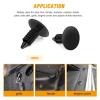 imageGOOACC 151PCS Bumper Retainer Fender Clips with Fastener Remover Grille Fastener PushType Plastic Rivets Compatible with 20072024 Jeep Wrangler 20052010 Grand Cherokee 20022010 Liberty KJ KK110Pcs Clips  Fastener Remover